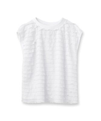 ＜DRESSTERIOR (Women)＞ＰＲＯＶＯＫＥ（プロヴォーク）【別注】フリルフレンチスリーブトップス（２００２４２５０７３）