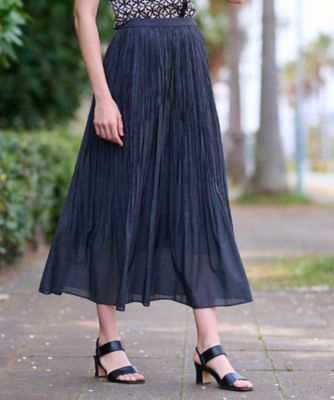 ドレステリア新品未使用 プリーツスカート シアードットプリーツスカート（2002369655