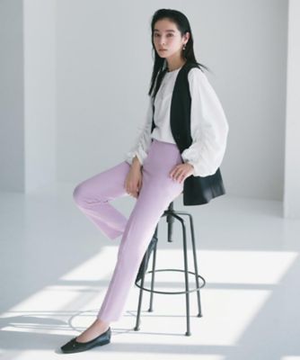 【SALE】OPAQUE.CLIP (Women)/オペークドットクリップ 美脚ストレッチテーパードパンツ(2002425924) パープル080 パンツ・ズボン【三越伊勢丹/公式】