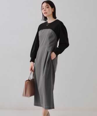 【SALE】OPAQUE.CLIP (Women)/オペークドットクリップ ビスチェドッキングワンピース(2002425930) クロ519 ワンピース・ドレス【三越伊勢丹/公式】