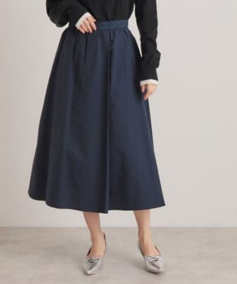 日本全国送料無料商品 | 特集 | 定番シルエット／春カラー】タフタフレアスカート スカート