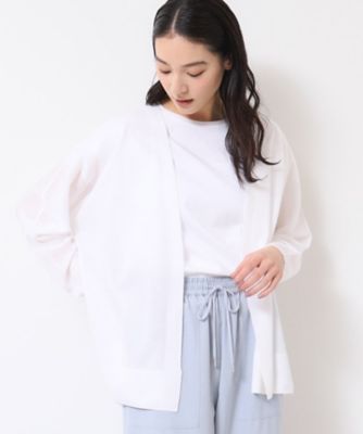 カーディガン 「冷房対策・日除け・手洗いOK」シアー ビッグ カーディガン レディース B:MING by BEAMS（ビーミング by ビームス）【手洗いOK・冷房