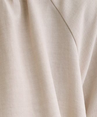 軽やかに羽織る　リネンライクノーカラーブルゾン（２００２４２６７０２）