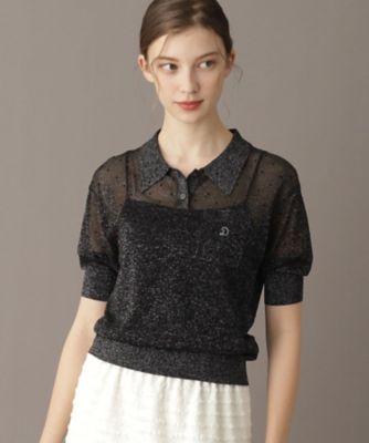 DRESSTERIOR (Women)/ドレステリア 【大人百花春号掲載　モデル美香さん着用】ドットシアーポロ（２００２４２６８４４）