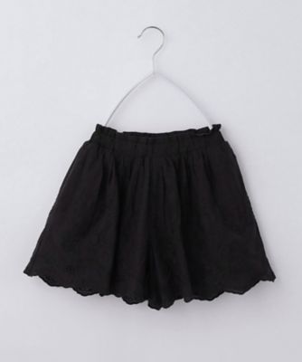 YSL YVES SAINT LAURENT Black Gingham Cotton Culottes Shorts
