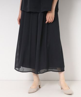 S～4Lサイズ／セットアップ／洗える】艶サテンストライプ