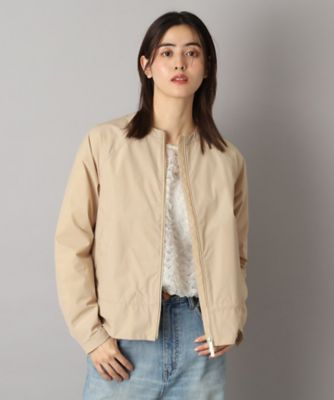 ウールリッチ　WOOLRICH シティボンバー　ノーカラーナイロンジャケット WOOLRICH（ウールリッチ）CITY BOMBER ノーカラー