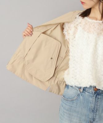 ウールリッチ　WOOLRICH シティボンバー　ノーカラーナイロンジャケット WOOLRICH（ウールリッチ）CITY BOMBER ノーカラー