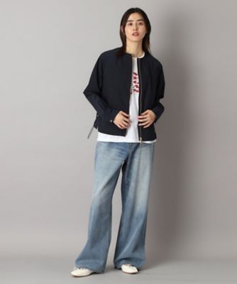 ウールリッチ　WOOLRICH シティボンバー　ノーカラーナイロンジャケット WOOLRICH（ウールリッチ）CITY BOMBER ノーカラー