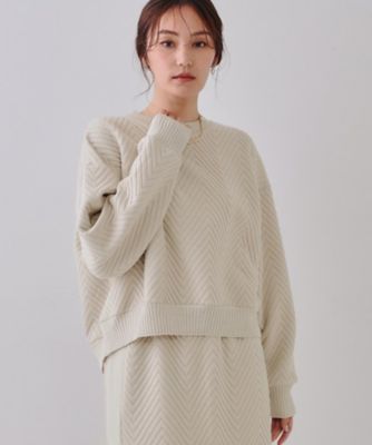 キルトジャカードトップス／セットアップ対応【洗濯機洗い可