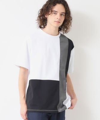 【洗える】ブロック切り替えＴシャツ（２００２４２７４０３）