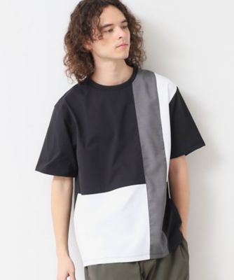 【洗える】ブロック切り替えＴシャツ（２００２４２７４０３）