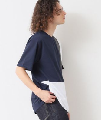 【洗える】ブロック切り替えＴシャツ（２００２４２７４０３）