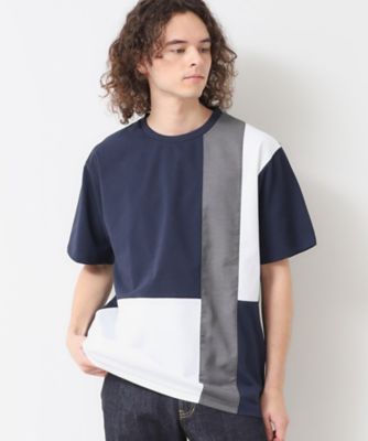 【洗える】ブロック切り替えＴシャツ（２００２４２７４０３）