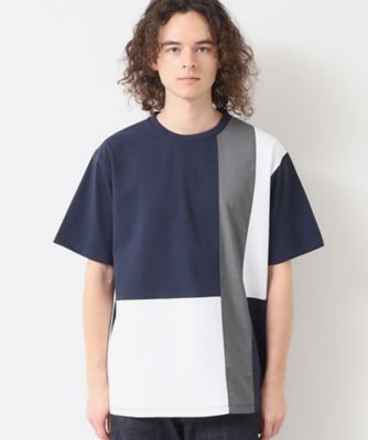 【洗える】ブロック切り替えＴシャツ（２００２４２７４０３）