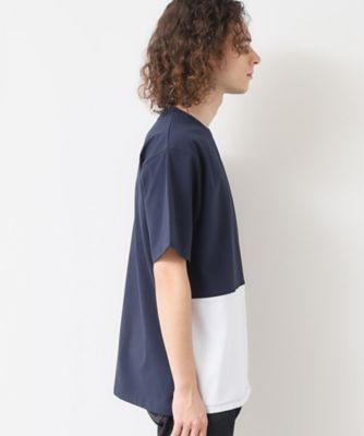 【洗える】ブロック切り替えＴシャツ（２００２４２７４０３）