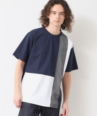 【洗える】ブロック切り替えＴシャツ（２００２４２７４０３）