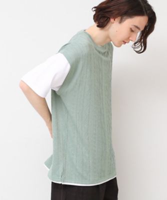 【洗える】ベストレイヤードライクＴシャツ（２００２４２７４３９）
