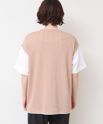 【洗える】ベストレイヤードライクＴシャツ（２００２４２７４３９）