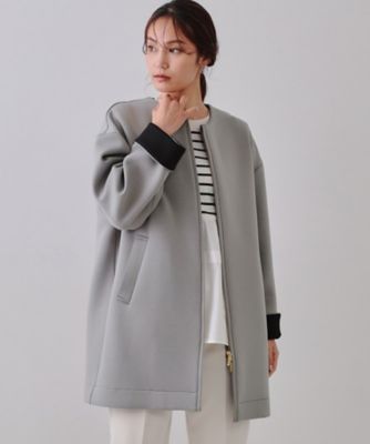 新品未使用品 OPAQUE.CLIP ウールカシミア　ミドル丈Pコート S-LLsize》ウールカシミヤブレンド ミドルピーコート（Pコート