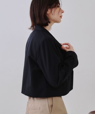 【関税込み】The Garment ネイビー Pluto テーラードジャケット UNIQLO ＋J ウールテーラードジャケット ストライプ ネイビー
