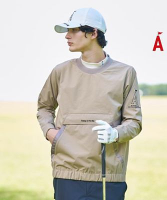 撥水加工 テックスブリッドストレッチ プルオーバー