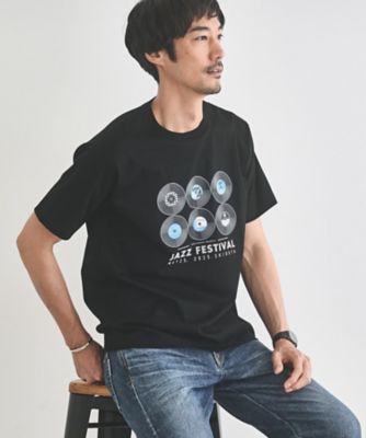 レコードプリント　天竺　Ｔシャツ（２００２４２８７０９）