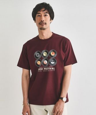 レコードプリント　天竺　Ｔシャツ（２００２４２８７０９）