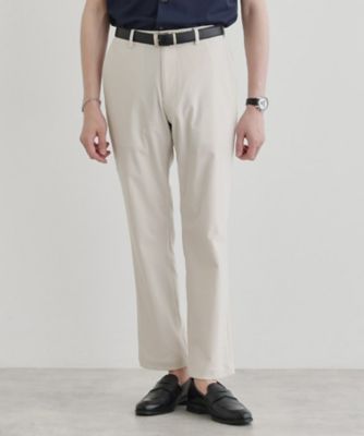 TAKEO KIKUCHI (Men)/タケオキクチ サイドゴアウエスト ストレートパンツ(2002428727) ベージュ051 パンツ・ズボン【三越伊勢丹/公式】