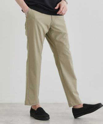 TAKEO KIKUCHI (Men)/タケオキクチ サイドゴアウエスト ストレートパンツ(2002428727) ベージュ053 パンツ・ズボン【三越伊勢丹/公式】