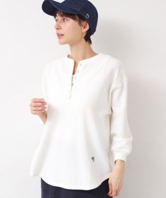 Deuxieme Classe N/S ヘンリーネックカットソー DEUXIEME CLASSE（ヘンリーネック ・ カットソー(長袖/七分)）の