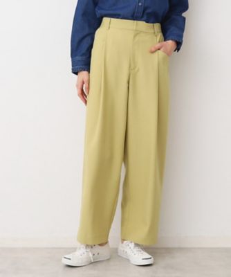 【洗える】タック入りワイドパンツ（Ｓ～Ｌ）（２００２４２９１９２）