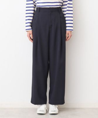 【洗える】タック入りワイドパンツ（Ｓ～Ｌ）（２００２４２９１９２）