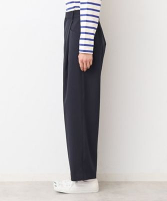 【洗える】タック入りワイドパンツ（Ｓ～Ｌ）（２００２４２９１９２）