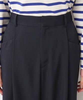 【洗える】タック入りワイドパンツ（Ｓ～Ｌ）（２００２４２９１９２）