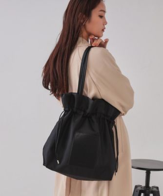 A4サイズ対応】巾着ドロストーリングトートバッグ