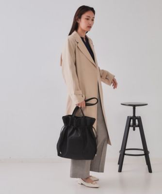 A4サイズ対応】巾着ドロストーリングトートバッグ