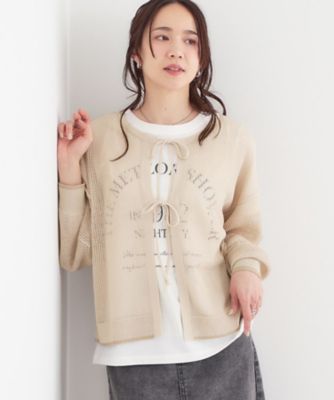 ＜SHOO LA RUE (Women)＞【２点セット】メッシュ２ＷＡＹニット＋ロゴＴシャツセット（２００２４２９５１９）