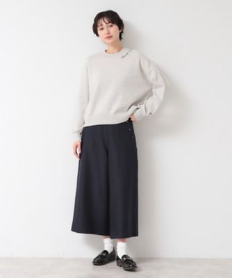 【春ＳＡＬＥ・洗える】クロップドマリンパンツ（ＸＳ～Ｌ）（２００２４２９６４８）