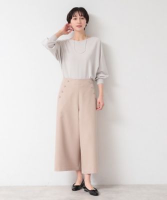【春ＳＡＬＥ・洗える】クロップドマリンパンツ（ＸＳ～Ｌ）（２００２４２９６４８）