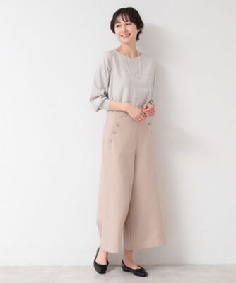 【春ＳＡＬＥ・洗える】クロップドマリンパンツ（ＸＳ～Ｌ）（２００２４２９６４８）