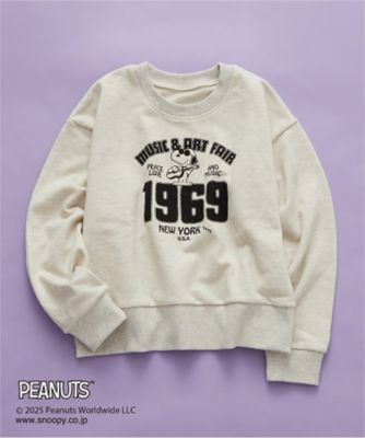 ＜THE SHOP TK (Women)＞ＰＥＡＮＵＴＳ　スウェット１９６９　親子リンク（２００２４３０２３５）