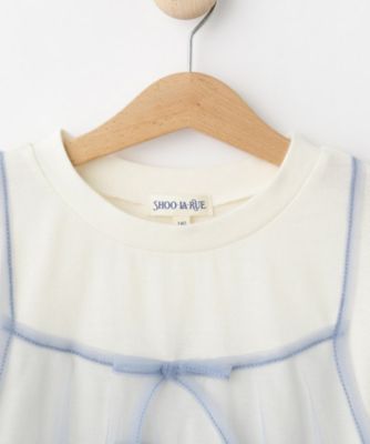 【１３０－１５０ｃｍ】チュールキャミドッキングＴシャツ（２００２４３０２８９）