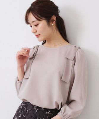 カッターシャツ リボン フリル ブラウス レディース スーツ 半袖 ビジネス ファッション 上品 着痩せ きれいめ 可愛い Vネック 韓国 おしゃれ 通勤 OL y6107_6.jpg