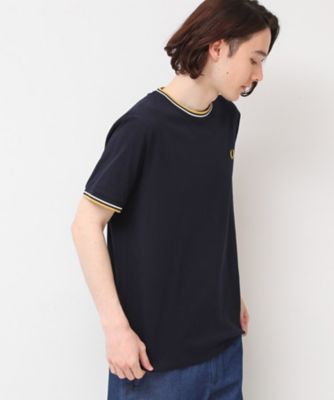 ＦＲＥＤ　ＰＥＲＲＹ（フレッドペリー）Ｔｗｉｎ　Ｔｉｐｐｅｄ　Ｔ－Ｓｈｉｒｔ（２００２４３０７８１）