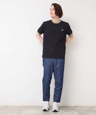 ＦＲＥＤ　ＰＥＲＲＹ（フレッドペリー）Ｔｗｉｎ　Ｔｉｐｐｅｄ　Ｔ－Ｓｈｉｒｔ（２００２４３０７８１）