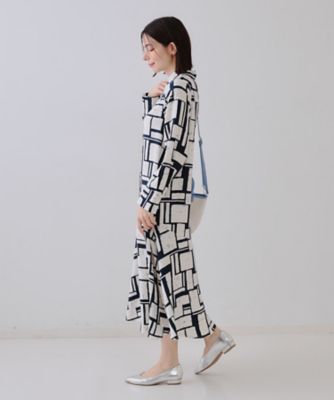 ジオメトリックプリントワンピース（2002430968