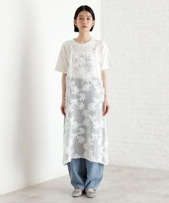 d.i.aホワイト ブラックレースキャミ レースキャミセットカットソー | PROPORTION BODY DRESSING