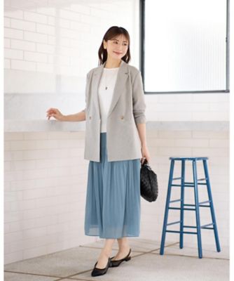 【ＵＶカット／接触冷感／マシンウォッシュ可／吸水速乾／セットアップ可／夏の通勤におすすめ】ドライタッチダブルジャケット（２００２４３１５３３
