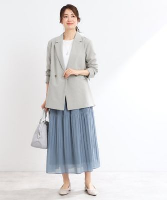 【ＵＶカット／接触冷感／マシンウォッシュ可／吸水速乾／セットアップ可／夏の通勤におすすめ】ドライタッチダブルジャケット（２００２４３１５３３